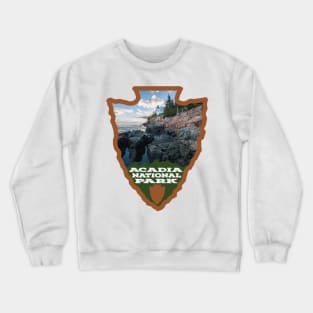 Acadia National Park photo arrowhead Crewneck Sweatshirt